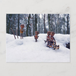 Vyvykort för Acorn-leves-skjutsågning Vykort