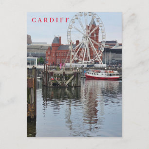 vyvykort för Cardiff Bay-hjul Vykort