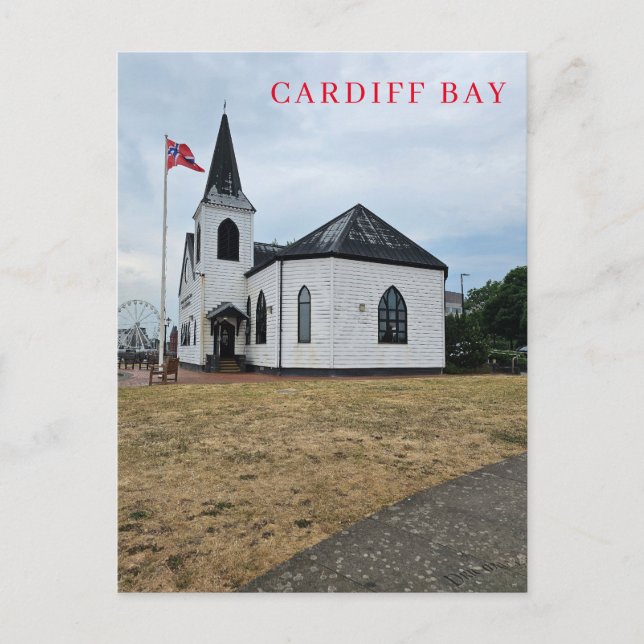 vyvykort för Cardiff Bay-kyrkan Vykort (Framsida)
