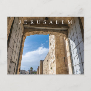 vyvykort för Jerusalem Jaffa Grind Vykort