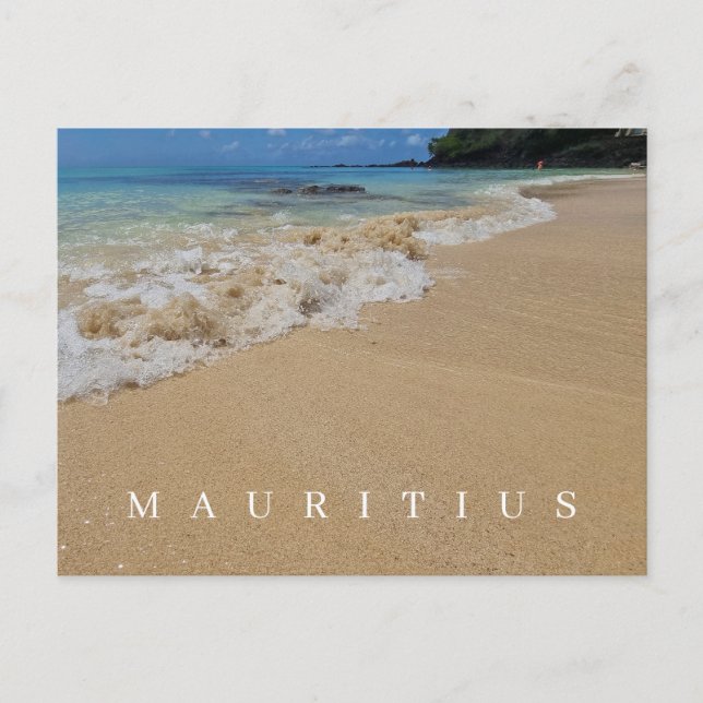 vyvykort för Mauritius stränder Vykort (Framsida)
