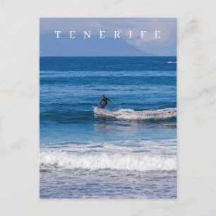 vyvykort för Tenerife surfer Vykort