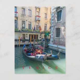 vyvykort för Venedig gondolas Vykort
