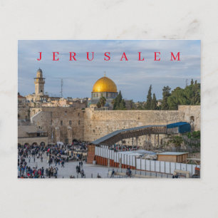 vyvyvykort för Western Jerusalem Vykort