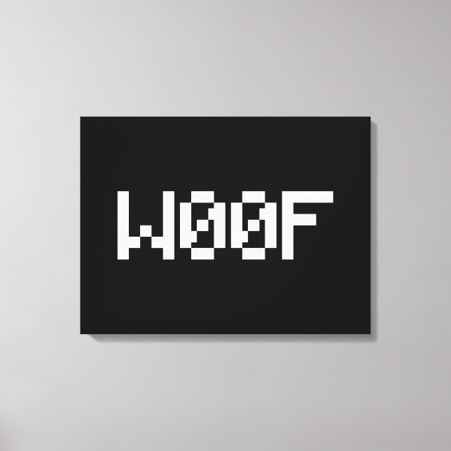 W00F [Leettala Animal Ljud] Canvastryck (Framsida)