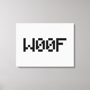 W00F [Leettala Animal Ljud] Canvastryck