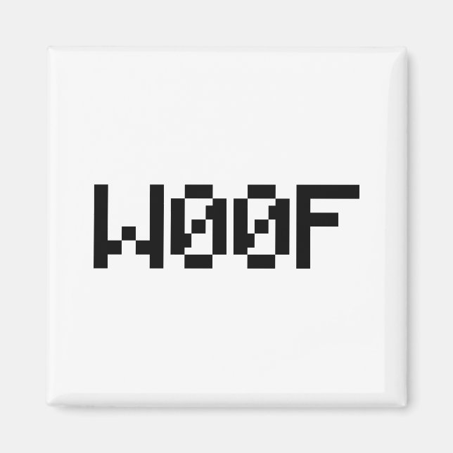 W00F [Leettala Animal Ljud] Magnet (Framsidan)