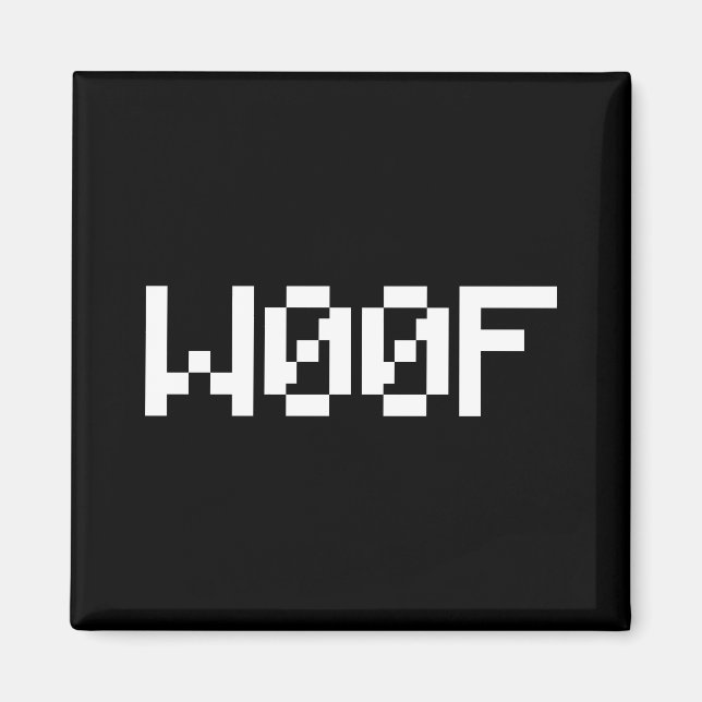 W00F [Leettala Animal Ljud] Magnet (Framsidan)