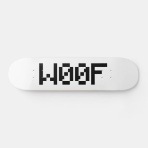 W00F [Leettala Animal Ljud] Mini Skateboard Bräda 18,5 Cm