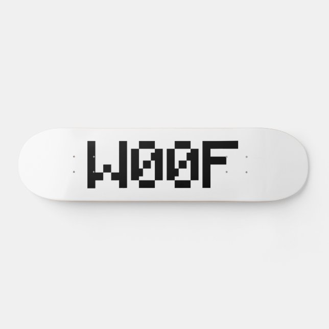 W00F [Leettala Animal Ljud] Mini Skateboard Bräda 18,5 Cm (Horz)