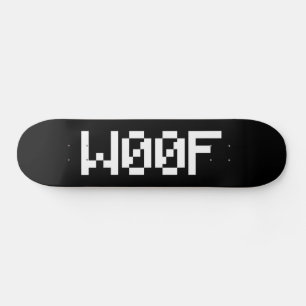 W00F [Leettala Animal Ljud] Mini Skateboard Bräda 18,5 Cm