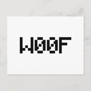 W00F [Leettala Animal Ljud] Vykort
