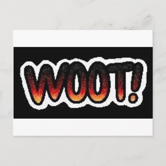 w00t vykort (Framsida)