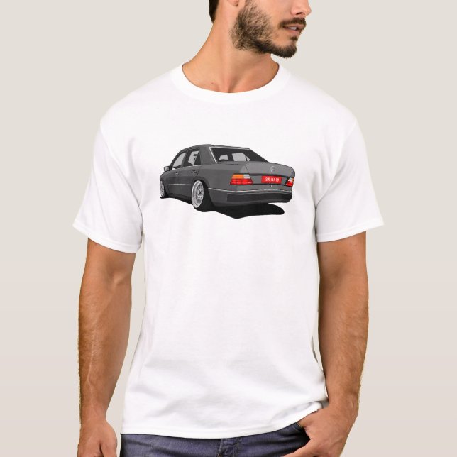 W124 mercedes benz t shirt (Framsida)