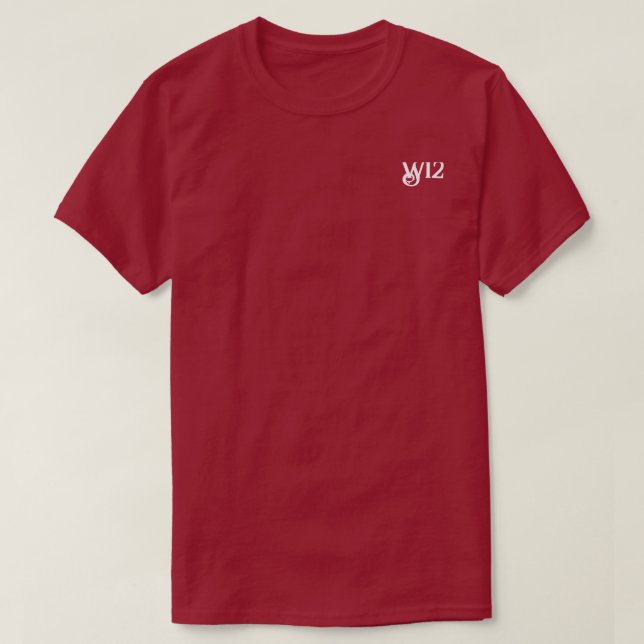 w12 t-shirt (Design framsida)