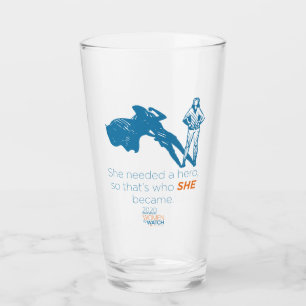 W2W Tall Glass Kopp - Hon behöver en Hero