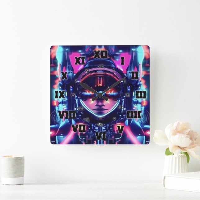 W4VE ・ DESIGHN. | "Procedural" ~ [49/50] ・ Fyrkantig Klocka (Hem)