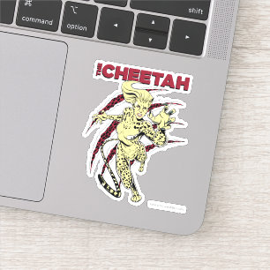 W84 Cheetah Retro Tecknad Art Klistermärken