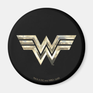 W84 Golden Logotyp för kvinnor Magnet