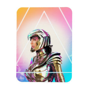 W84 Lo Fi kvinna Golden Armor Porträtt Magnet
