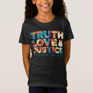 W84 Sanning Kärlek & Justice Woman Cutout T Shirt