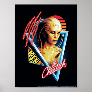 W84 Sketah Retrowave-teckenmärkning Poster