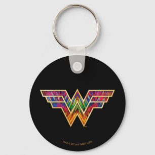 W84 Woman Kaleidoscope-Logotyp Nyckelring