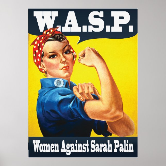 W.A.S.P. - Kvinnor mot Sarah Palin Poster (Framsidan)