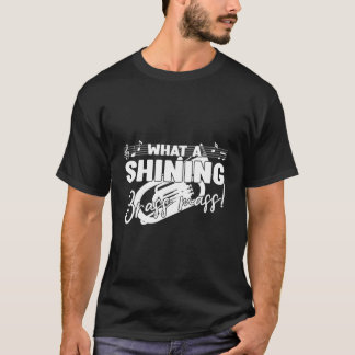 W A Shining Brass Mass Baritone Bass Player T Shirt