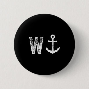 W Anchor Funny Wanker Idiot British Slang Knapp