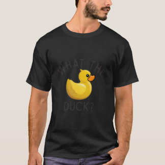 W Anka Offensiv Humor Gummi Gul Fågel Leksak T Shirt