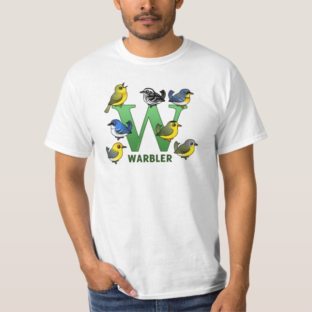 W är för sångare t-shirt (Framsida)
