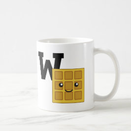 W är för Waffle Kaffemugg