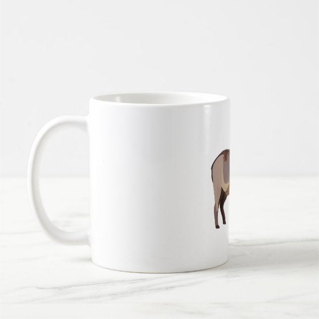 W är för Warthog Kaffemugg (Vänster)