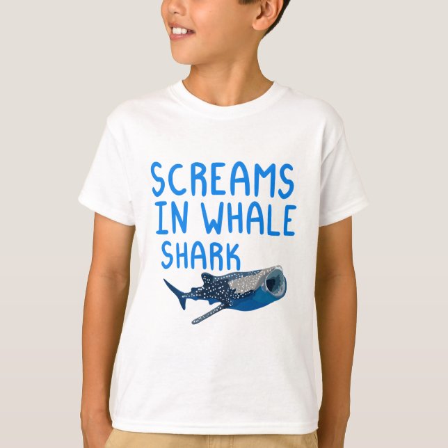 W är för Whale Shark T Shirt (Framsida)