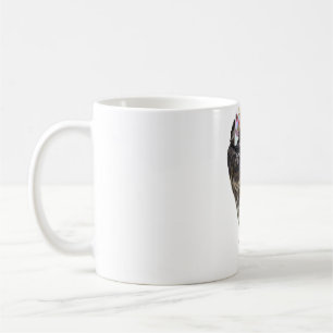 W är för White Headed Vculture Kaffemugg