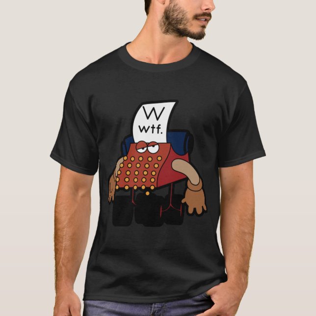 W Är För WhutDaFuh vänner T Shirt (Framsida)