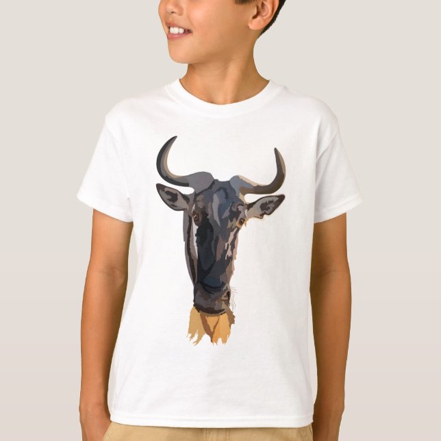 W är för Wildebeest T Shirt (Framsida)