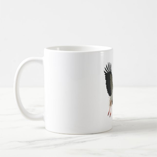 W är till White Stork Kaffemugg (Vänster)
