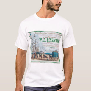 W B Dinsmore Clipper Sailing frakt T Shirt