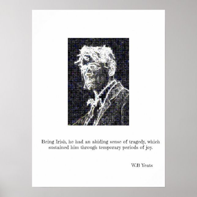 W.B Yeats Poster - Irish Poetry (Framsidan)
