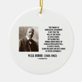 W.E.B. Dubois teori av den demokratiska regeringen Julgransprydnad Keramik