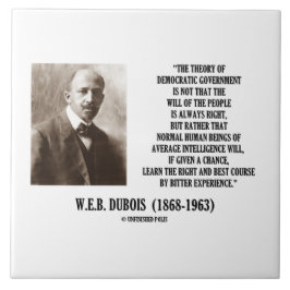 W.E.B. Dubois teori av den demokratiska regeringen Kakelplatta