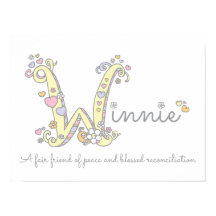 W för Winnie initial klotter konstnamn betydelse