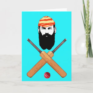 W G Grace Cricket Helgkort