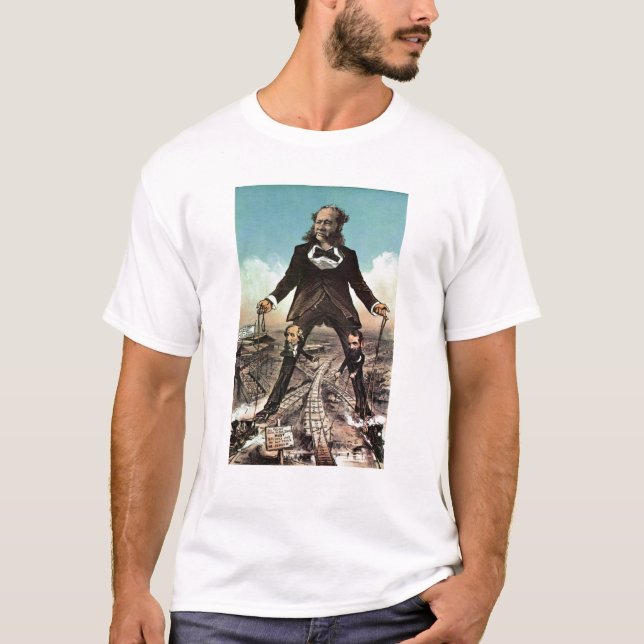 W.H. Vanderbilt som 'en koloss av vägar Tee Shirt (Framsida)