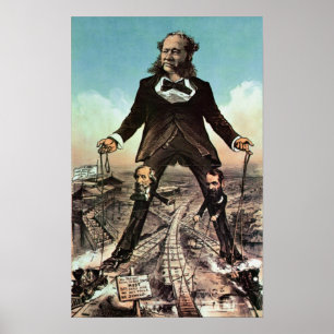 W.H. Vanderbilt som "Vägkolossus" Poster