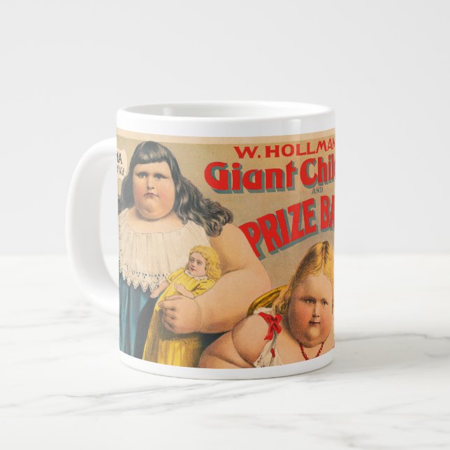 W. Hollmanns giant Children and Award Baby. Jumbo Mugg (Framsida vänster)