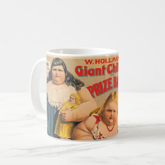 W. Hollmanns giant Children and Award Baby. Kaffemugg (Framsida vänster)