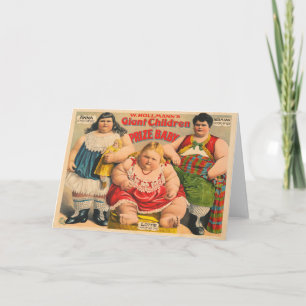 W. Hollmanns giant Children and Award Baby. Kort